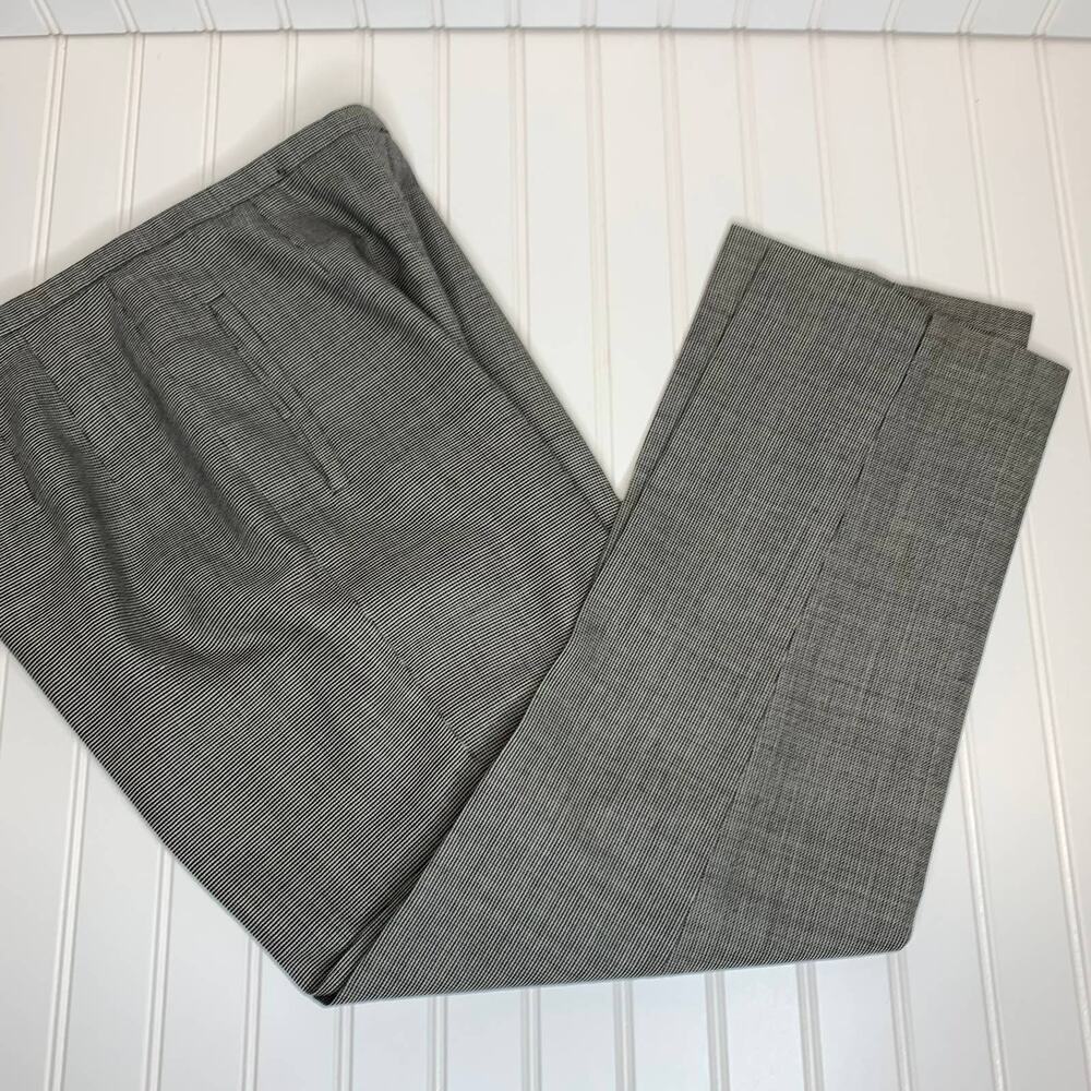 Pendleton Virgin Wool Microcheck Lined Pants Sz 8 - image 1